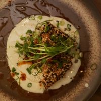 Tofu entree at Le Potager de Charlotte - Rennequin in Paris
