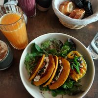 Savoury brunch plate at Le Potager de Charlotte - Rennequin in Paris