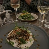 Tofu with sesame  at Le Potager de Charlotte - Rennequin in Paris