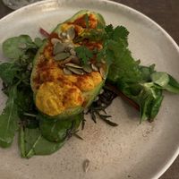 Avocado egg-like  at Le Potager de Charlotte - Rennequin in Paris