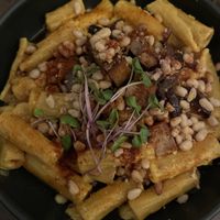 Rigattoni carbonara-like   at Le Potager de Charlotte - Rennequin in Paris