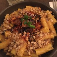 Main: Rigatone carbonara style  at Le Potager de Charlotte - Rennequin in Paris