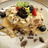 Almond&rice pancake  at Le Potager de Charlotte - Rennequin in Paris