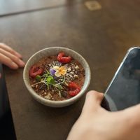 Chocolate mousse   at Le Potager de Charlotte - Rennequin in Paris
