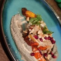 Roasted pumpkin & hummus with cumin at Le Potager de Charlotte - Rennequin in Paris