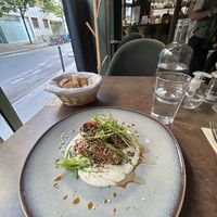 Sesame Tofu appetizer   at Le Potager de Charlotte - Rennequin in Paris