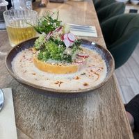 Sweet potato puree   at Le Potager de Charlotte - Rennequin in Paris