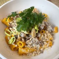 Squash & Chanterelle Rigatoni  at Le Potager de Charlotte - Rennequin in Paris