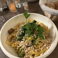 Pasta with smoked tofu  at Le Potager de Charlotte - Rennequin in Paris