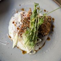 Tofu mit Creme at Le Potager de Charlotte - Rennequin in Paris