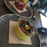 Lemon desert & strawbery desert SO GOOD at Le Potager de Charlotte - Rennequin in Paris