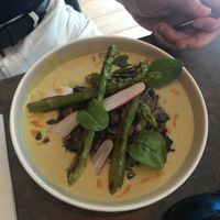 Asperge dish at Le Potager de Charlotte - Rennequin in Paris