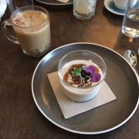 Soy yogurt with chestnut cream at Le Potager de Charlotte - Rennequin in Paris