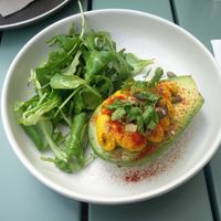 Avocado "Hard boiled style" at Le Potager de Charlotte - Rennequin in Paris