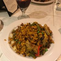 Paella vegetariana at Columbia in St Augustine