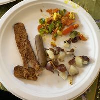 Part 2 of vegan Garfield breakfast  at The Black Cat Cafe in Devon