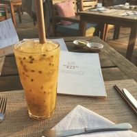 Fresh mixed juiced with passion fruit  - the best. Sorry, don’t remember the exact name! at Mango Bay Resort in Phu Quoc