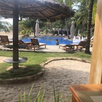 The pool, which non residents can use for a small amount of money at Mango Bay Resort in Phu Quoc