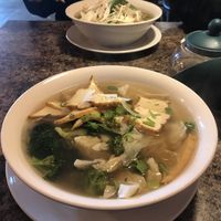 Lunch date, veggie pho x2 at Pho Tin Tin in Nanaimo