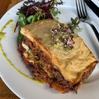Vegan lasagna  at Kush Coffee Ltd in Nelson