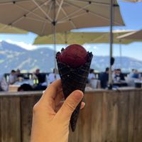 Johannisbeer Sorbet  at Tom Almhütte in Maria Alm