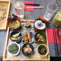 Tapas plate at Mari's MetchaMatcha Wasyoku in Vienna