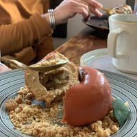 Apple cake  at Coco Cuina Viva in Cadaques