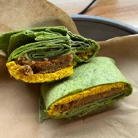 Breakfast sandwich wrap at The Lobby in Huntingtown