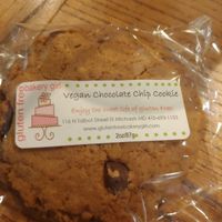 Vegan chocolate chip cookie at The Lobby in Huntingtown