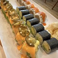 Vegan sushi platter. So good!   at Sushi Jin Next Door in Woodbridge