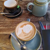 tea and coffee at Galeri Café Bar in Caernarfon