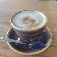 Oat Flat White #Veganuary at Galeri Café Bar in Caernarfon