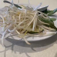 Fresh veggies to add to Pho  at I Heart Banh Mi  in Hemet