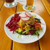 Salad Choises from the Buffet at Klosterstüberl in Fuerstenfelbruck