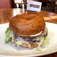 Impossible burger at Umami Burger in San Francisco