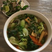 Vegetable Pho at Blue Ginger Pho in Tehachapi