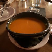 Curried butternut squash soup at Veda in Philadelphia