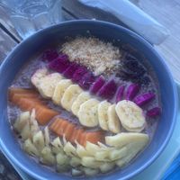 Quinoa chocolate porridge at Blue Earth Village in Bunutan