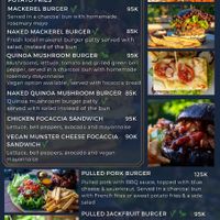 Burger  at Blue Earth Village in Bunutan