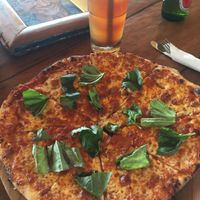 Pizza margarita vegetarian  at Blue Earth Village in Bunutan