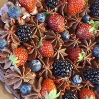 Chocolate - cherry cake  at SIA Putni in Jelgava