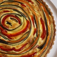 Rainbow veggie-tart at SIA Putni in Jelgava