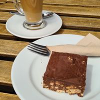Vegan tiffin at Pixie Bakes Cakery and Coffee Shop in Tintwistle