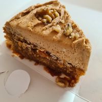 Vegan cakw at Pixie Bakes Cakery and Coffee Shop in Tintwistle