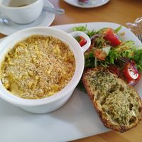 Vegan mac n cheese at Pixie Bakes Cakery and Coffee Shop in Tintwistle