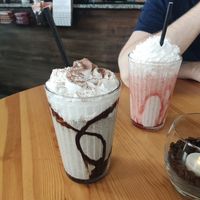 Milkshakes at Pixie Bakes Cakery and Coffee Shop in Tintwistle