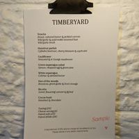the vegetarian tasting menu, there is also a vegan version at Timberyard in Edinburgh