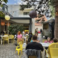 Seating area at Made with Laf in Bratislava