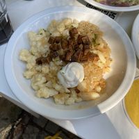 Cabbage dumplings   at Made with Laf in Bratislava