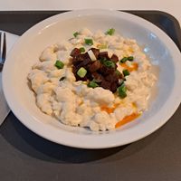 Nebryndzové halušky at Made with Laf in Bratislava